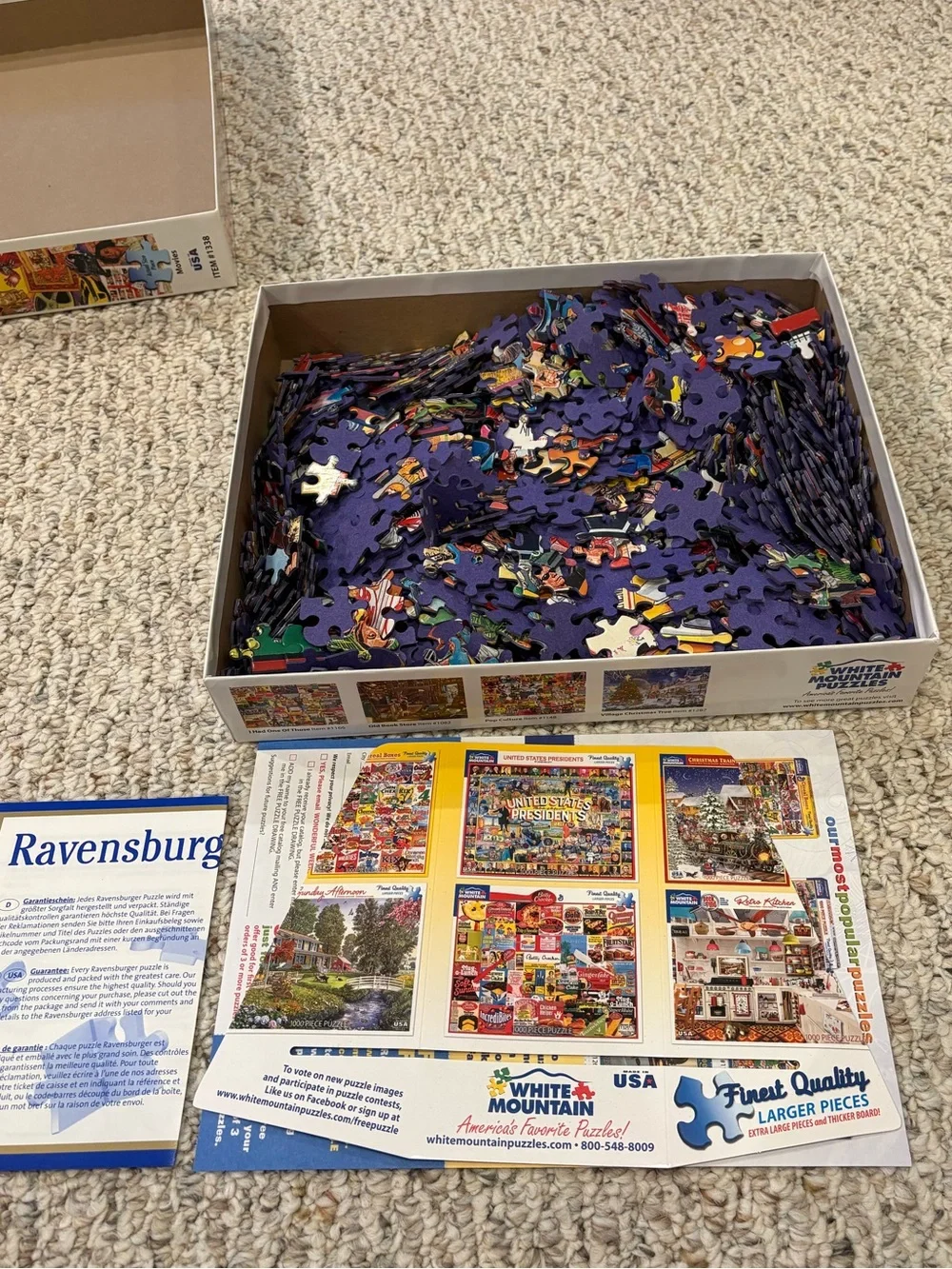 White Mountain Movie Puzzle (1,000 pieces)